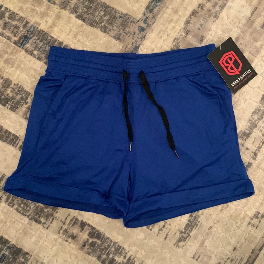 Born Primitive Lounge Shorts- Electric Royal (M)